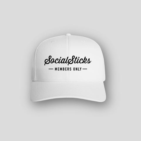 White Basics Trucker Hat